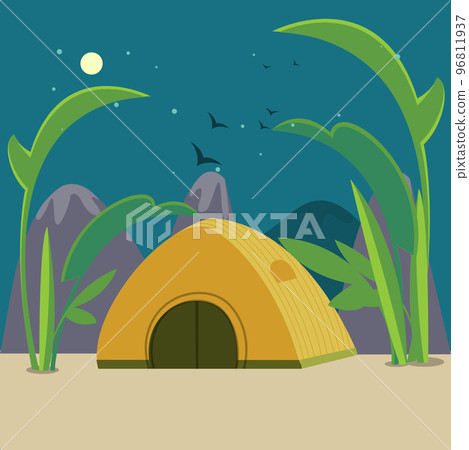 Colorful Camping Background 96811937