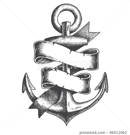 Hand Drawn Anchor 96812062
