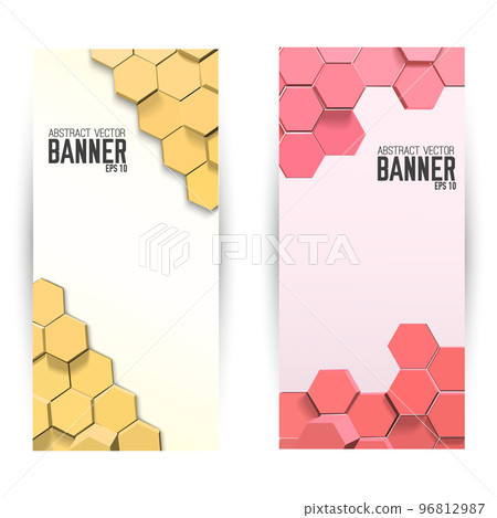 Abstract Mosaic Vertical Banners Abstract Mosaic Vertical Banners 96812987
