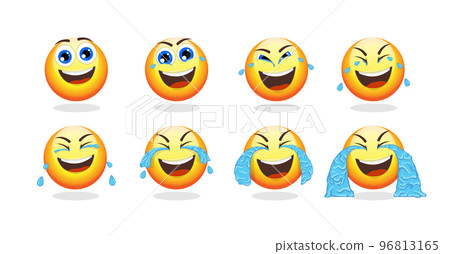Cartoon Emoji Animation Collection 96813165