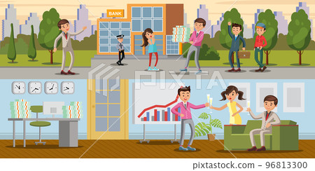 Financial Business Horizontal Banners 96813300