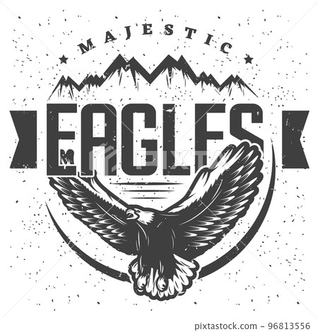 Vintage Majestic Eagle Label Template Vintage Majestic Eagle Label Template 96813556