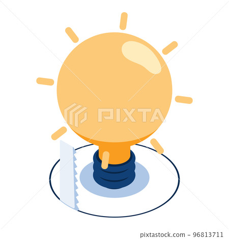 Isometric Saw Cutting The Floor to Stealing Idea 96813711