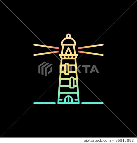 Lighthouse Building vector concept colorful outline icon Lighthouse Building vector concept colorful outline icon 96813898