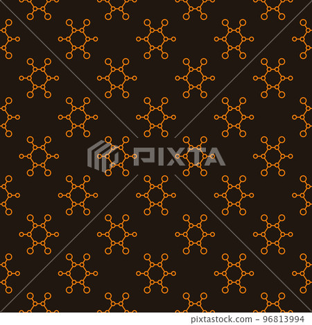 Chemical Molecules vector Chemistry outline Seamless Pattern Chemical Molecules vector Chemistry outline Seamless Pattern 96813994