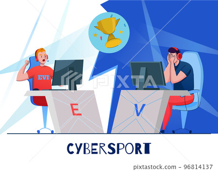Cyber Sport Competition Composition 96814137