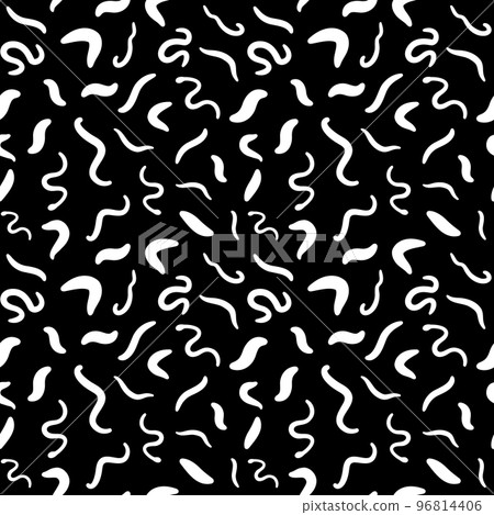 Ascariasis Parasites Helminths vector concept Seamless pattern 96814406