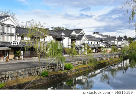 Kurashiki Bikan Historical Quarter in sunny autumn weather Kurashiki Bikan Historical Quarter in sunny autumn weather 96815199