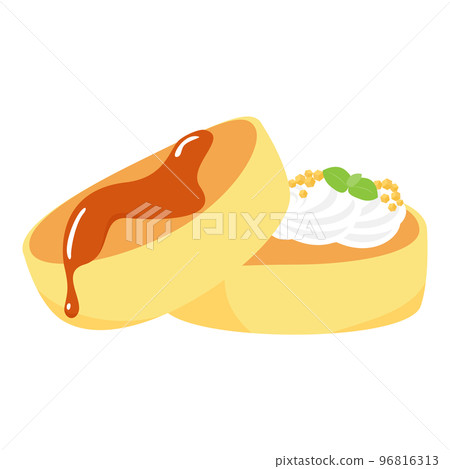 Illustration of pancake 96816313