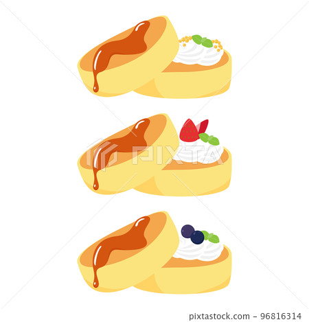 Illustration of pancake Illustration of pancake 96816314