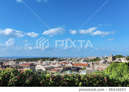 Naha city from Shurijo Castle Park Naha city from Shurijo Castle Park 96816603