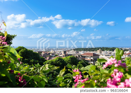 Naha city from Shurijo Castle Park Naha city from Shurijo Castle Park 96816604