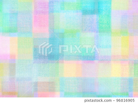 Soft and beautiful pastel check drawn with colored pencils 96816905