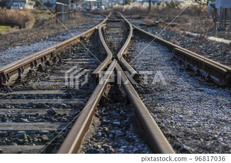 Track Mine City, Yamaguchi Prefecture Mine Line Discontinued Line Melancholy Nostalgia JR West Journey Single Track Track Mine City, Yamaguchi Prefecture Mine Line Discontinued Line Melancholy Nostalgia JR West Journey Single Track 96817036