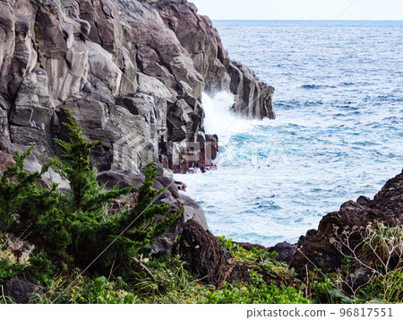 Jogasaki coast in winter Jogasaki coast in winter 96817551