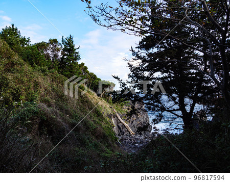 Jogasaki coast in winter Jogasaki coast in winter 96817594