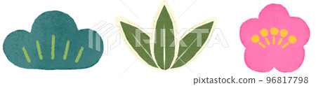 Cut bamboo and plum Cut bamboo and plum 96817798