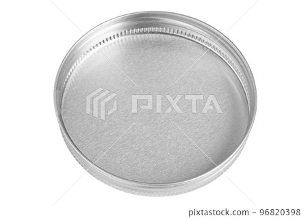 Metal lid of jar isolated on white background. 96820398