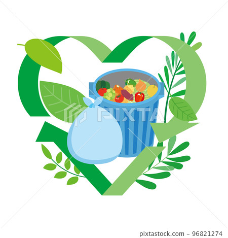 有效利用生垃圾和廢料的形象 96821274