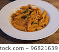 sea urchin cream penne pasta picture material 96821639