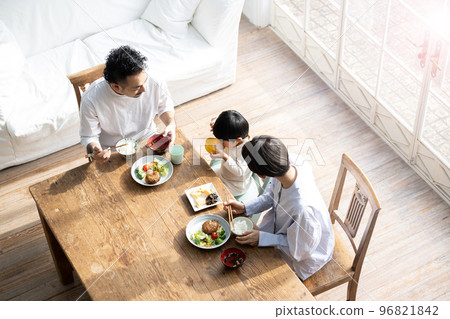 愛吃飯的小朋友餐桌 無臉 廣角鳥瞰 可複制空間 愛吃飯的小朋友餐桌 無臉 廣角鳥瞰 可複制空間 96821842