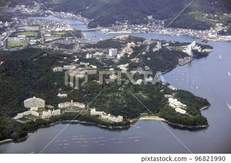 Aerial view of Arashima Town, Toba City, Mie Prefecture Aerial view of Arashima Town, Toba City, Mie Prefecture 96821990