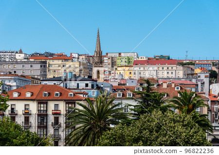 Cityscape of Santander a sunny day of summer 96822236