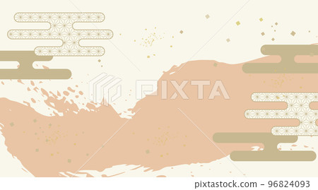 Fashionable Japanese pattern background pattern illustration 96824093