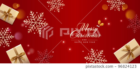 Christmas present gift vector illustration material 96824123