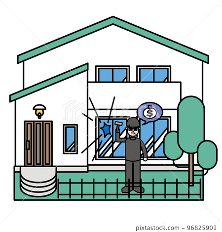 house damaged by thieves house damaged by thieves 96825901