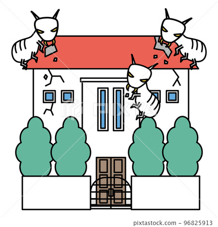 House damaged by termites House damaged by termites 96825913