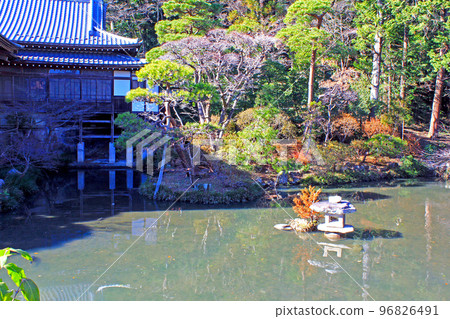 【埼玉】冬天的長瀞：寶登山神社的汽車驅魔所和池塘 96826491