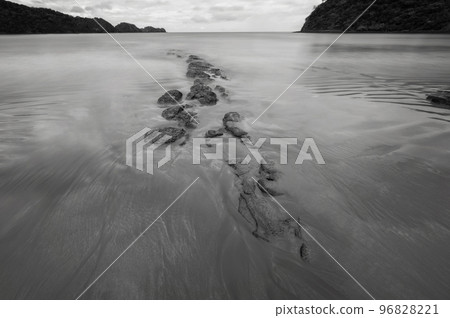 Soft water on ocean beach Soft water on ocean beach 96828221
