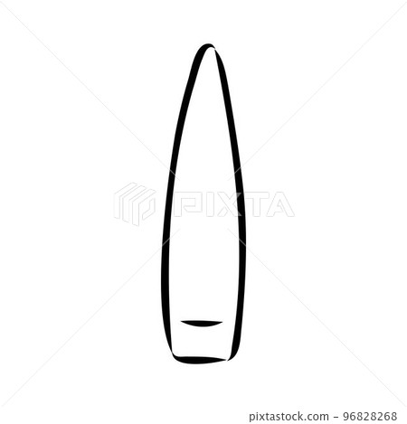 Bullet. Doodle style bullet vector 96828268