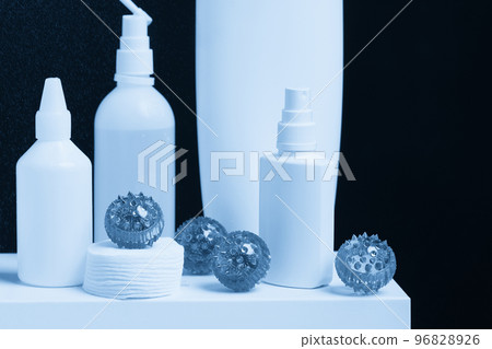 Anti-Bacterial Sanitizer Spray bottles, Hand Sanitizer Dispensers, infection control concept. Sanitizer to prevent Coronavirus or Covid-19, flu 96828926