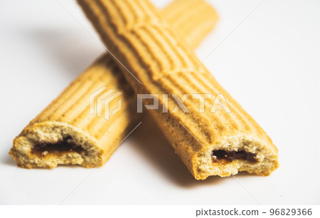 Delicious cookies isolated on a white Delicious cookies isolated on a white 96829366