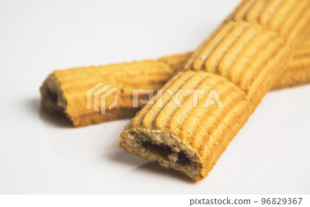 Delicious cookies isolated on a white Delicious cookies isolated on a white 96829367