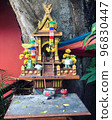 Budhism Altar with Flowers 96830447