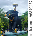 Black Elephant Statue 96830457