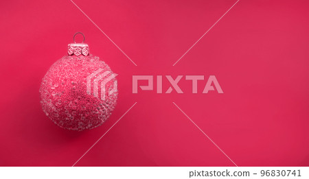 Christamas background in color of the year 2023 Viva Magenta Christamas background in color of the year 2023 Viva Magenta 96830741