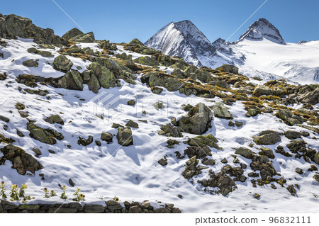 Dramatic Bernese swiss alps as seen from Nufenen Pass, Switzerland Dramatic Bernese swiss alps as seen from Nufenen Pass, Switzerland 96832111