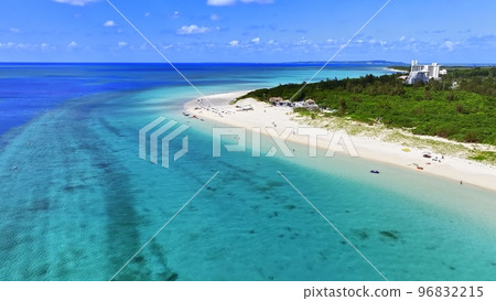 沖繩宮古島與那霸前濱海灘無人機航拍 沖繩宮古島與那霸前濱海灘無人機航拍 96832215
