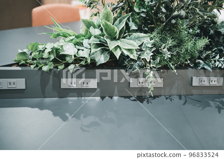 power outlet at the counter 96833524