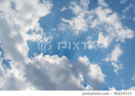Sunny cloud landscape over sky 96834525