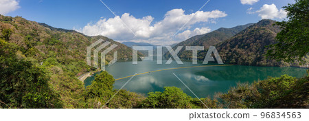 Sunny view of the Wushe Reservoir Sunny view of the Wushe Reservoir 96834563