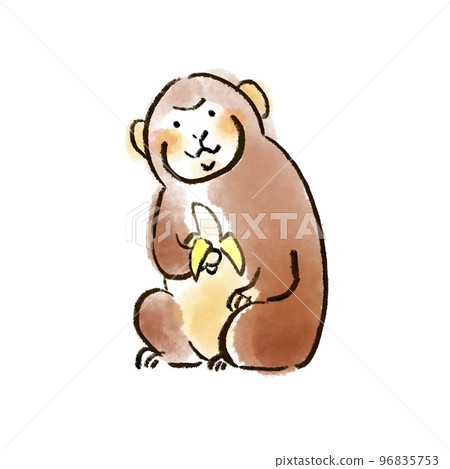 Monkey illustrations 96835753