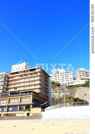 Scenery of Nishiura Onsen, Gamagori City 96836289