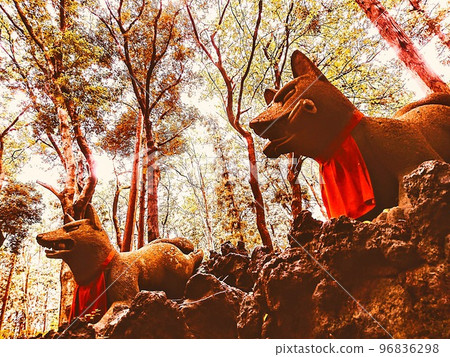 稻荷神社石像 96836298