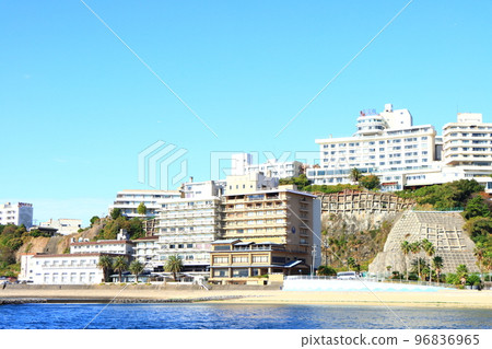 Scenery of Nishiura Onsen, Gamagori City 96836965