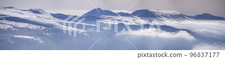 Winter Daisetsuzan National Park Unkai 3 Panorama 96837177